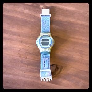 Baby-G G-File watch in light blue. No battery.